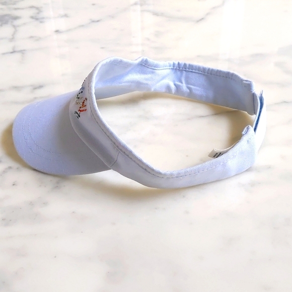 NWOT. Old Navy 100% Cotton Hat with multi color crystals logo & adjustable back. - Picture 2 of 3